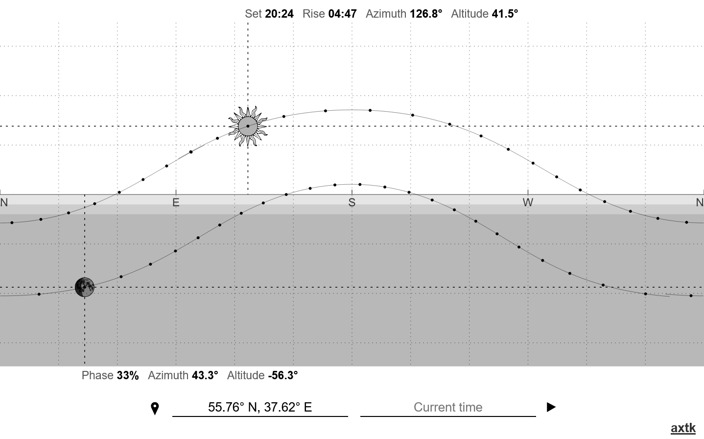 Daylight app screenshot